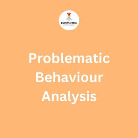Outlines a problematic behaviour analysis framework, including identifying triggers, analysing behaviours, and assessing potential interventions and consequences, both short and long term