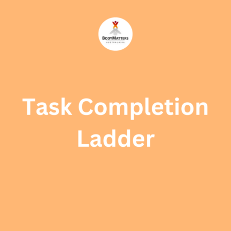 The Task Completion Ladder helps individuals address overwhelming tasks incrementally, ideally with psychological support for best results